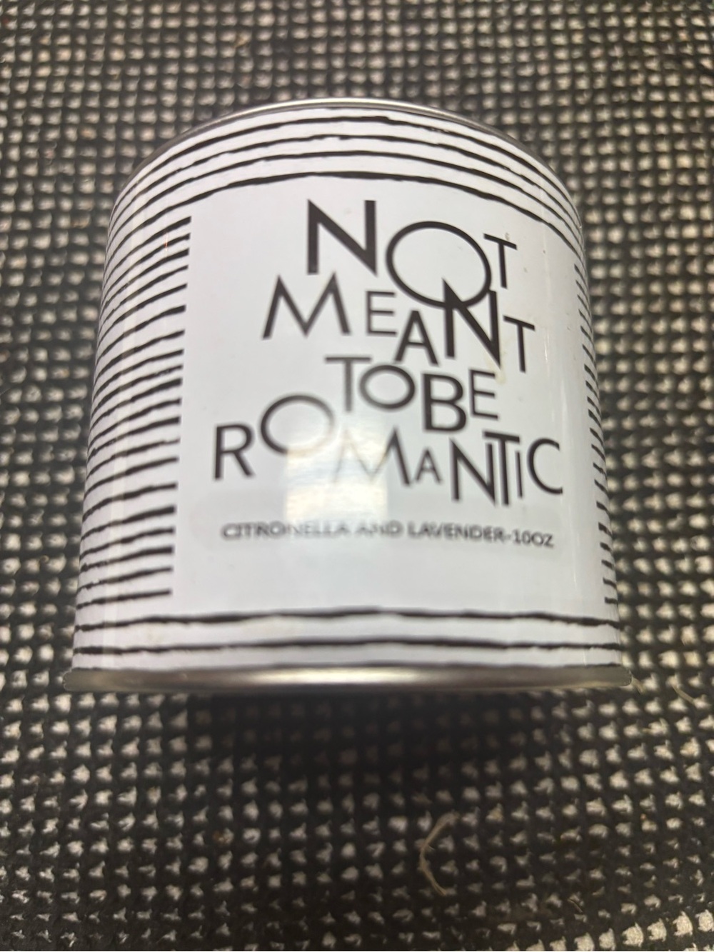 Citronella & Lavender Candle Not Meant to be Romantic Once Upon a Bookclub